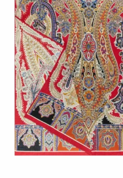 Harfen Paisley 70x170 - multi red (rot)