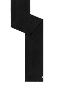 Klassischer Strickschal - black (schwarz)