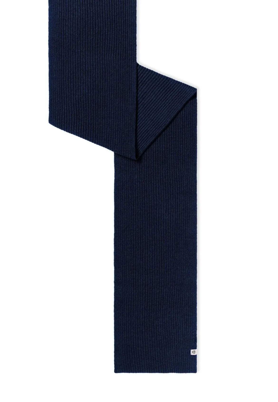 Klassischer Strickschal - navy (blau)