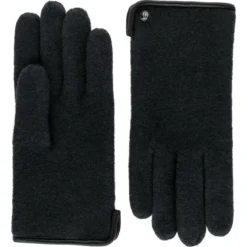Klassischer Walkhandschuh Men - black (schwarz)