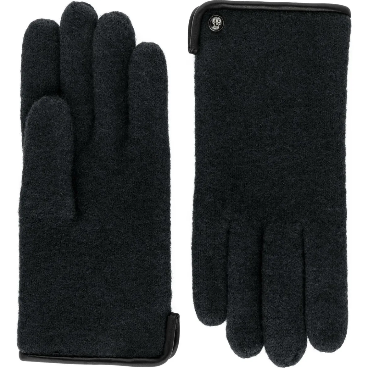 Klassischer Walkhandschuh Men - black (schwarz)