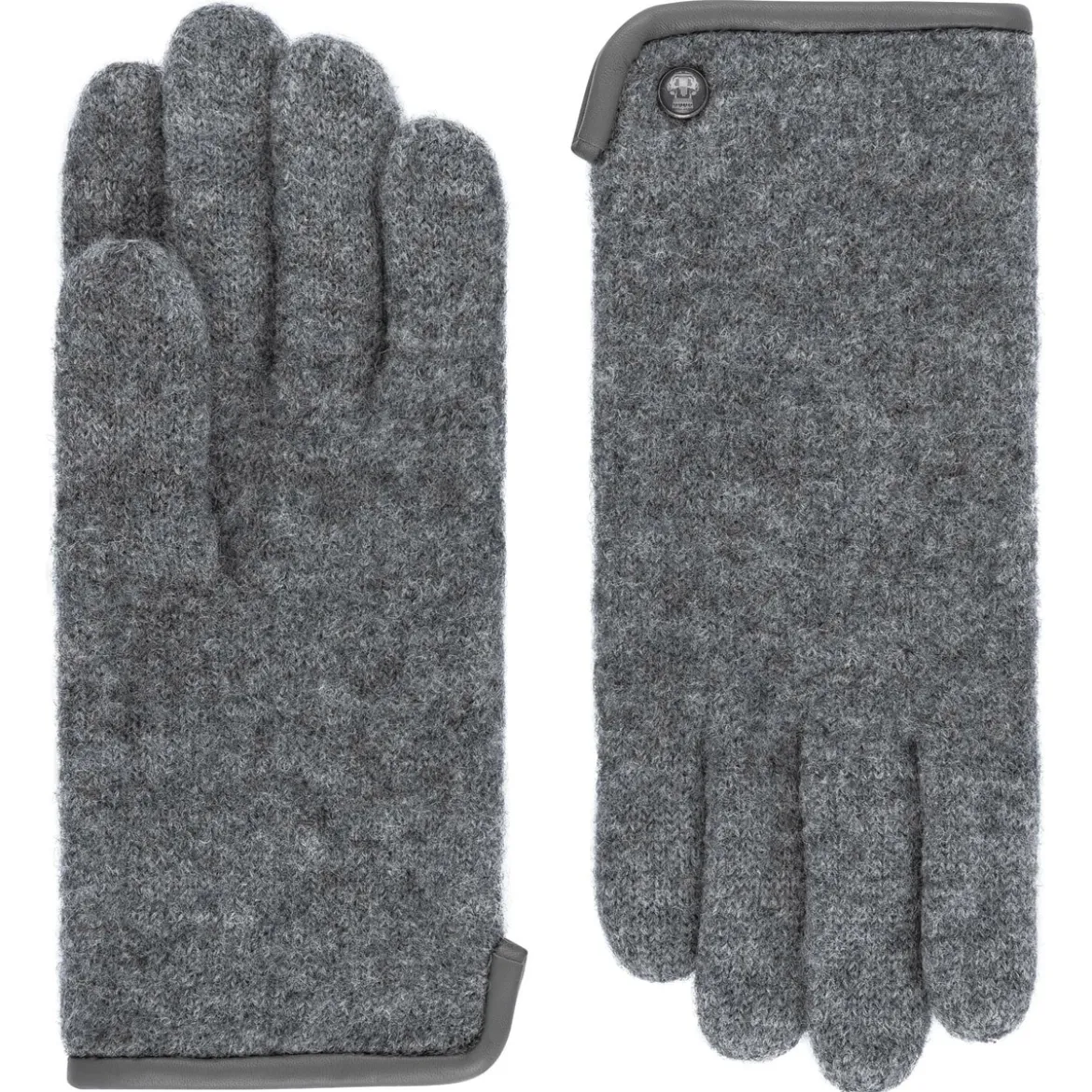 Klassischer Walkhandschuh Women - flanell (grau)