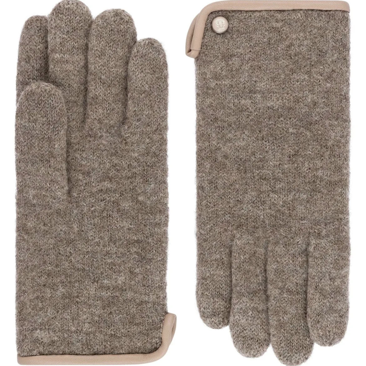 Klassischer Walkhandschuh Women - alpaca (beige)