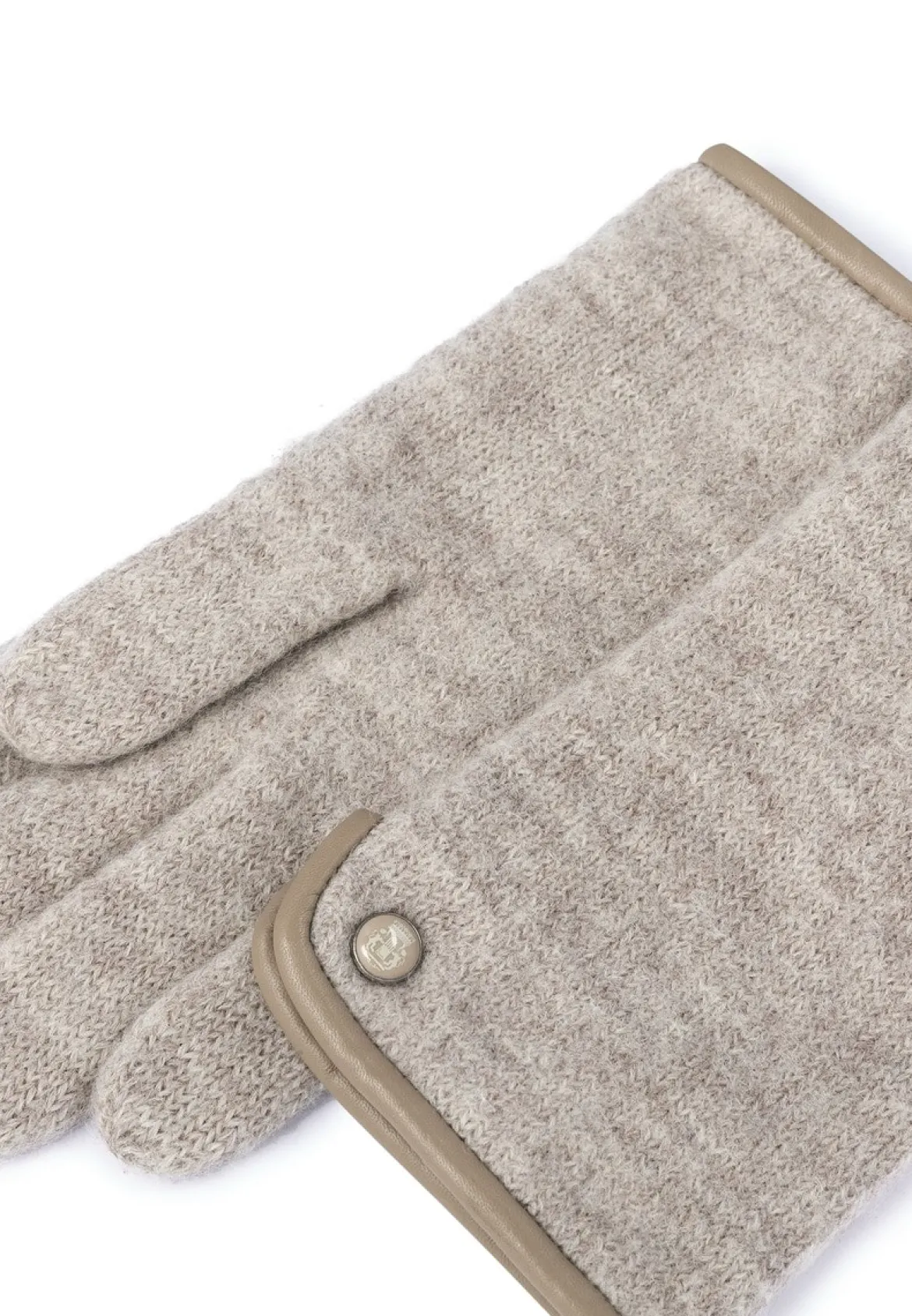 Klassischer Walkhandschuh Women - mink (beige)