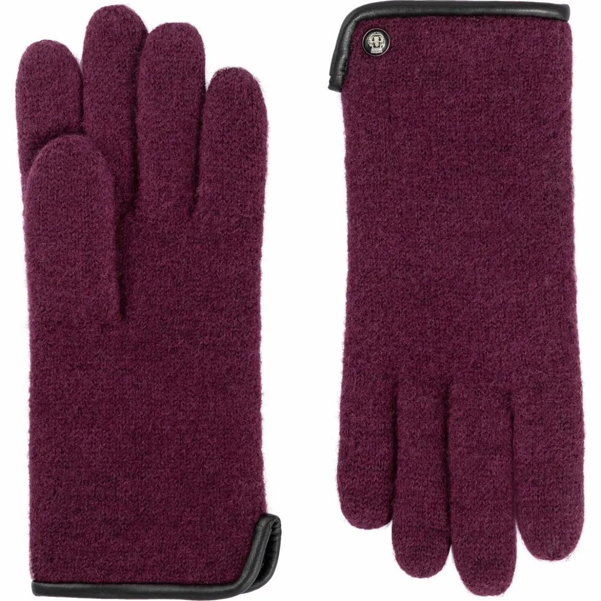 Klassischer Walkhandschuh Women - mulberry (rot)