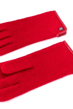 Klassischer Walkhandschuh Women - red (rot)