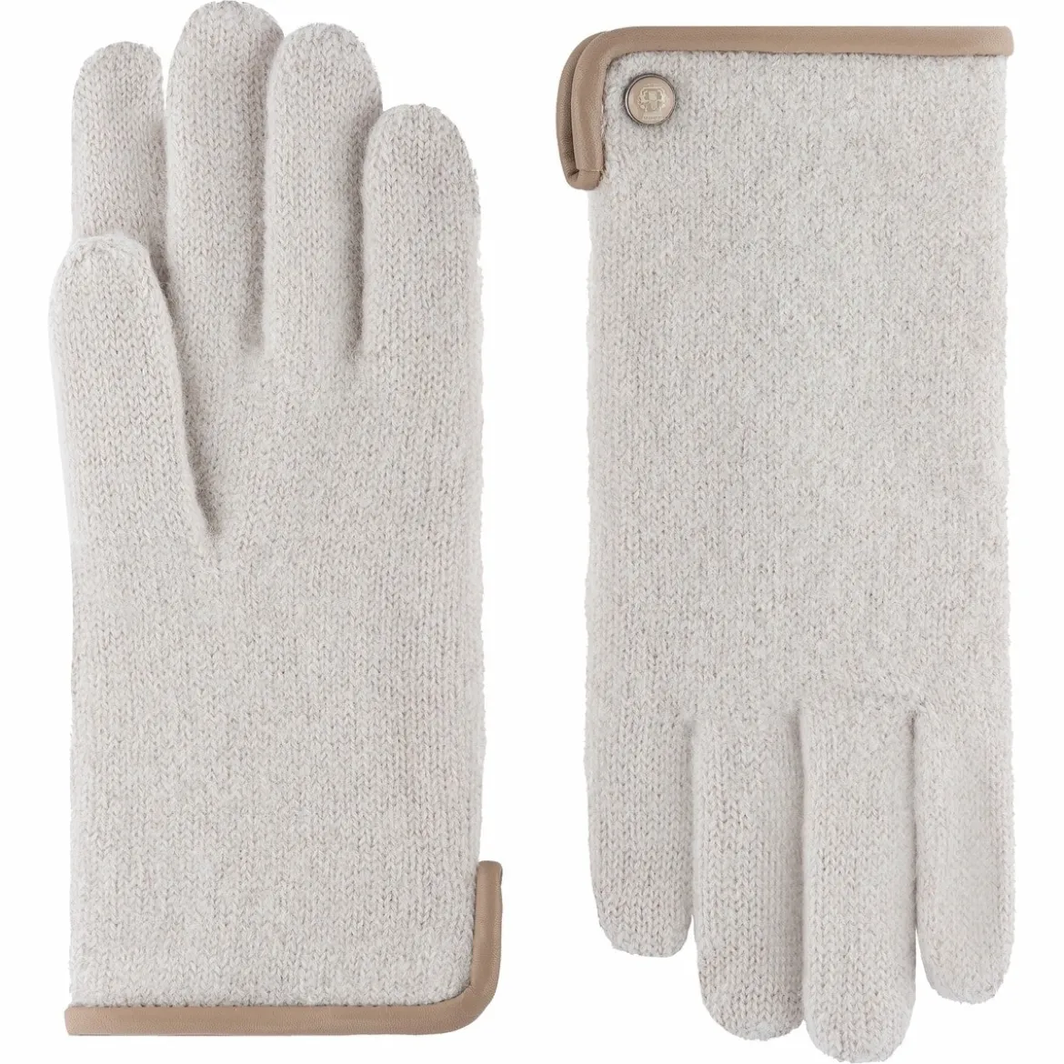 Klassischer Walkhandschuh Women - cashmere (beige)