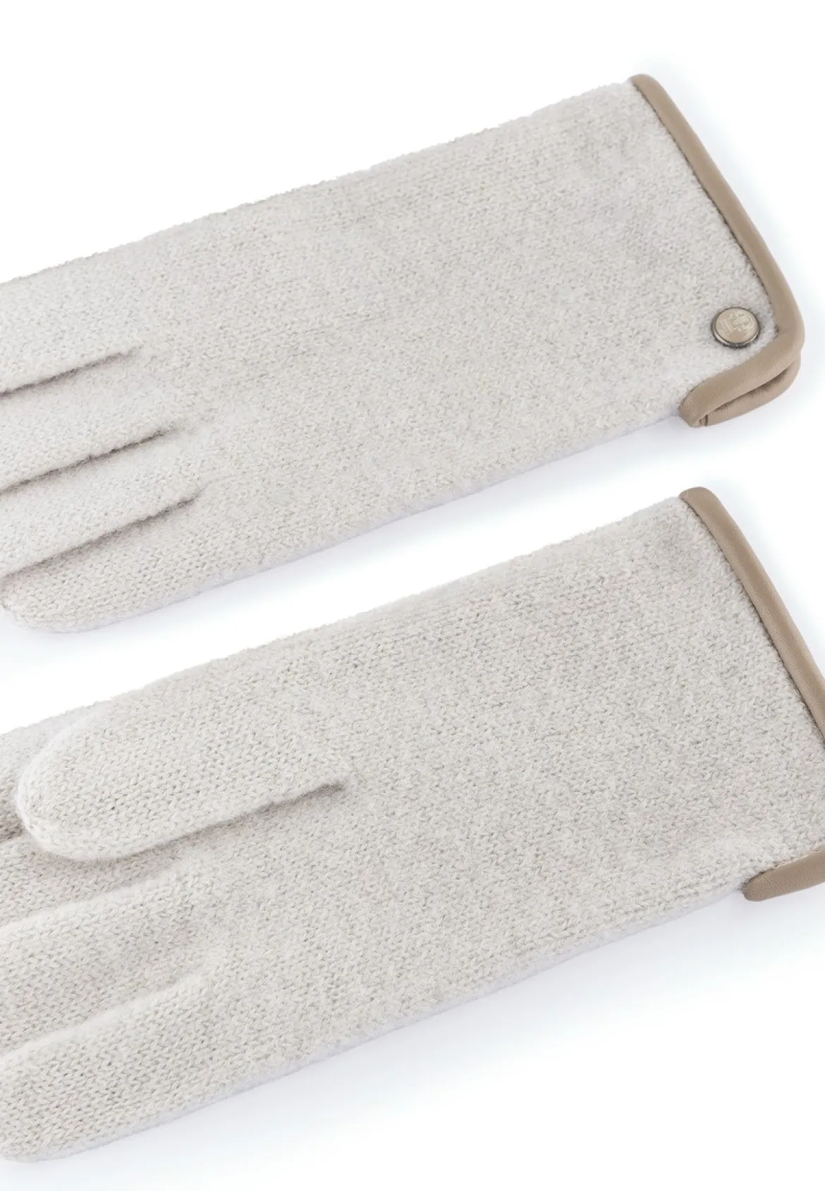 Klassischer Walkhandschuh Women - cashmere (beige)