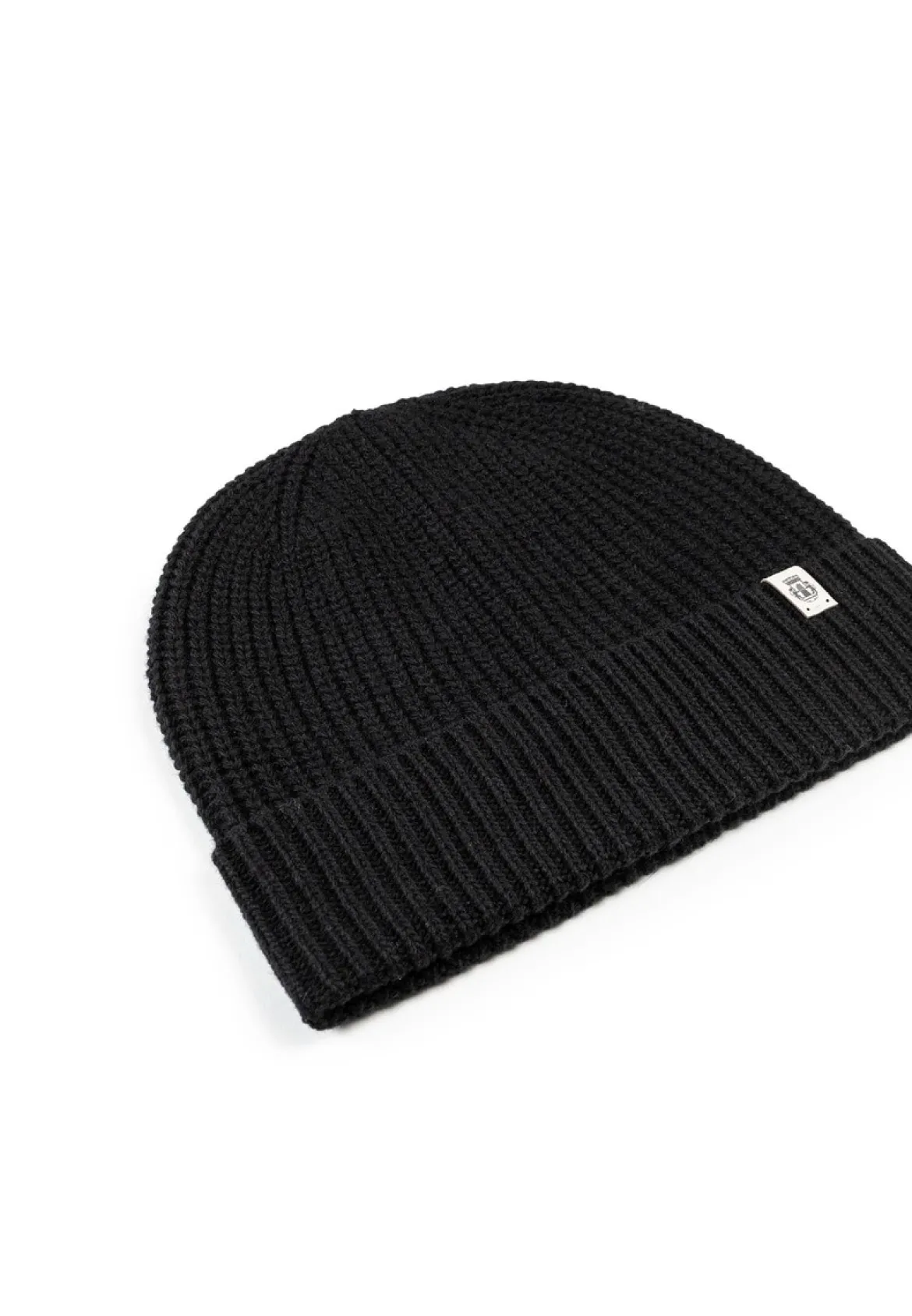 Klassische Strickmütze - black (schwarz)