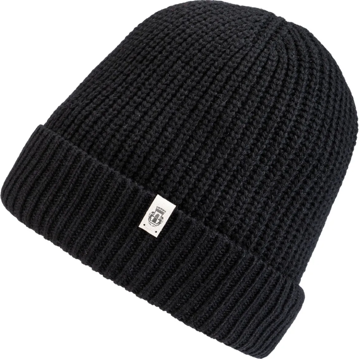 Klassische Strickmütze - black (schwarz)