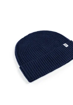 Klassische Strickmütze - navy (blau)