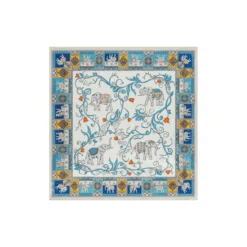 Lucky Elephant 53x53 - multi blue (blau)