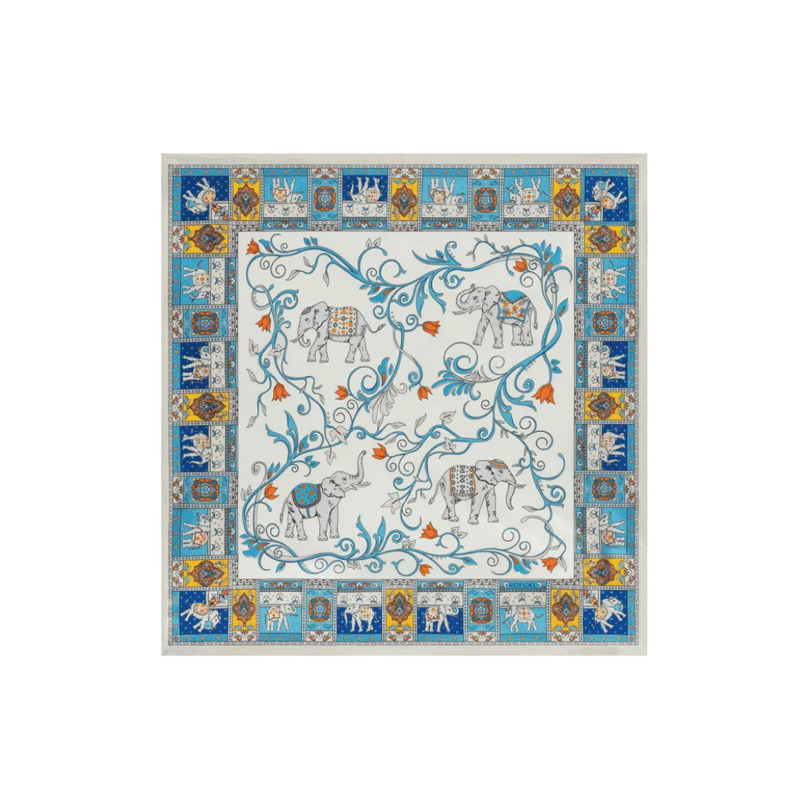 Lucky Elephant 53x53 - multi blue (blau)