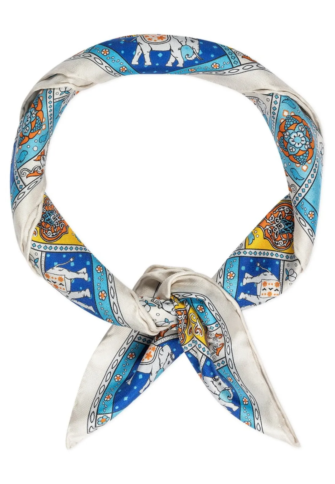 Lucky Elephant 53x53 - multi blue (blau)