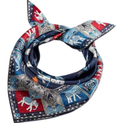 Lucky Elephant 53x53 - navy/red (blau)