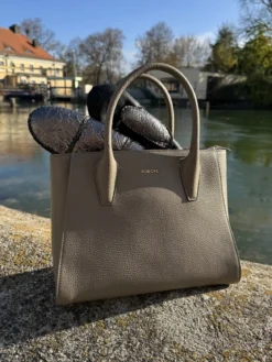 Mathilde Handtasche medium - taupe (beige)