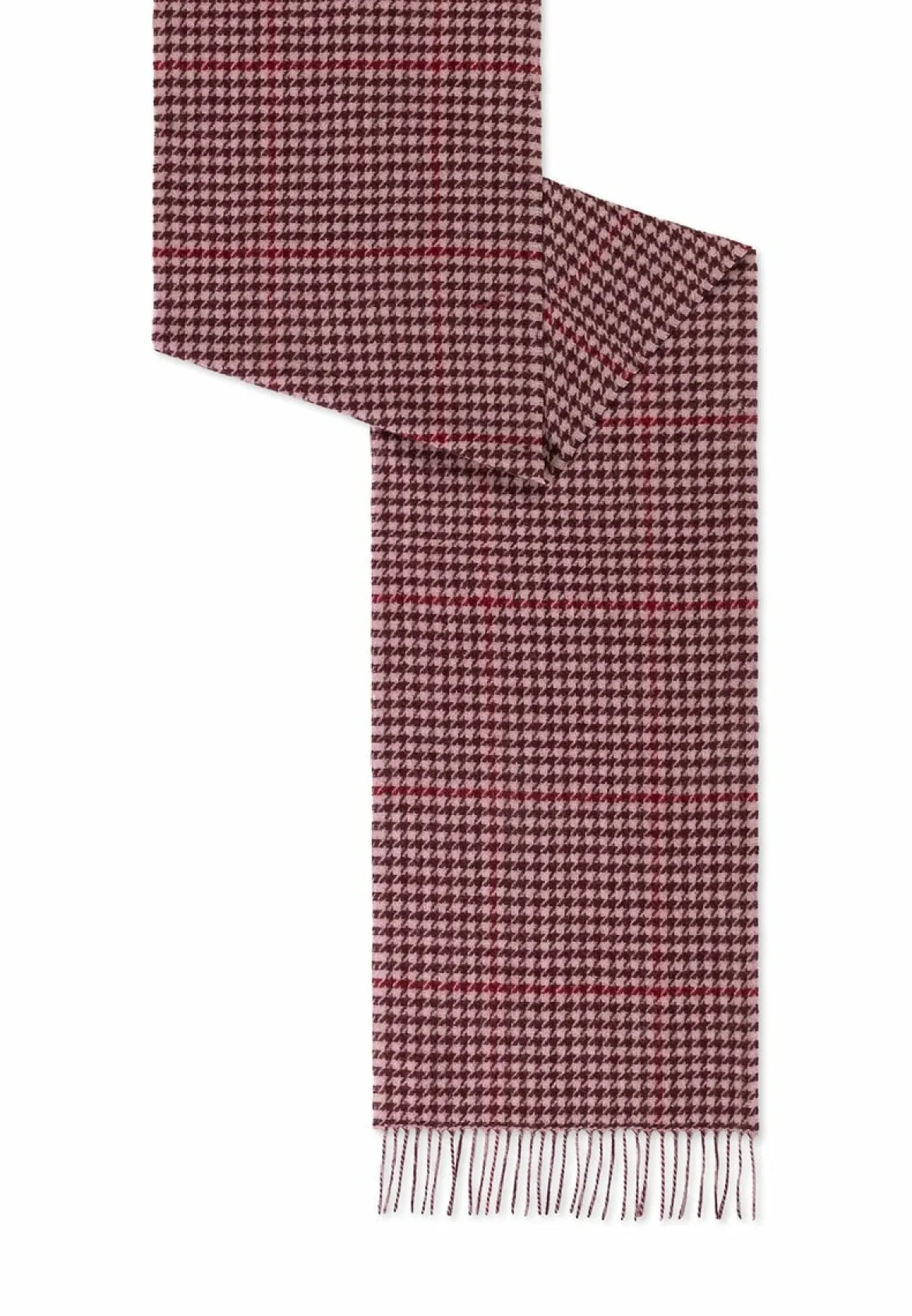 Modern Check Women 35x166 - mulberry (rot)