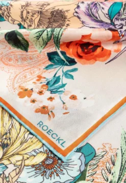 Paisley & Flowers 53x53 - multi tangerine (orange)