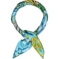 Paisley Illusion 53x53 - multi ciel (blau)