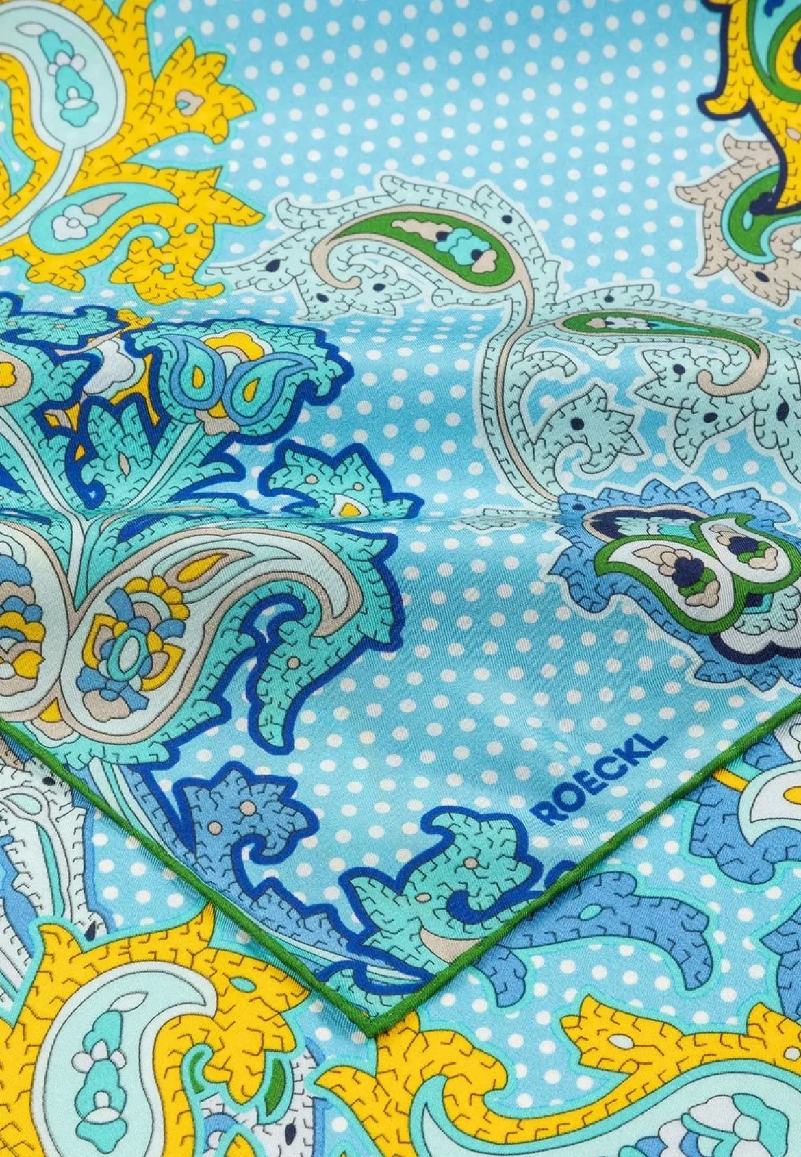 Paisley Illusion 53x53 - multi ciel (blau)