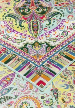 Paisley Mirage 90x90 - multi mint (grün)