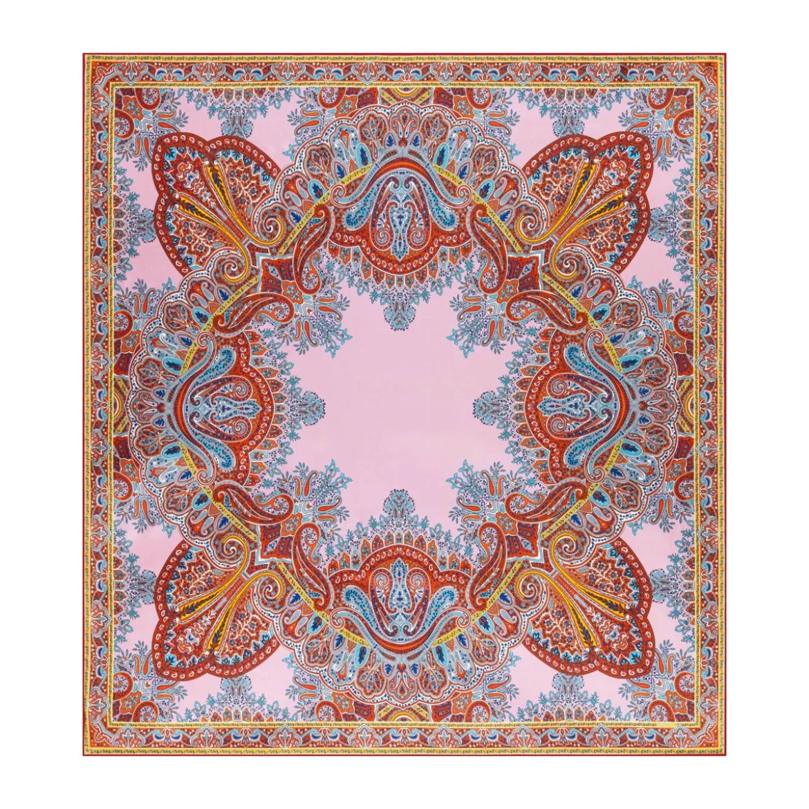 Paisley Reflection 90x90 - multi blossom (rosa)
