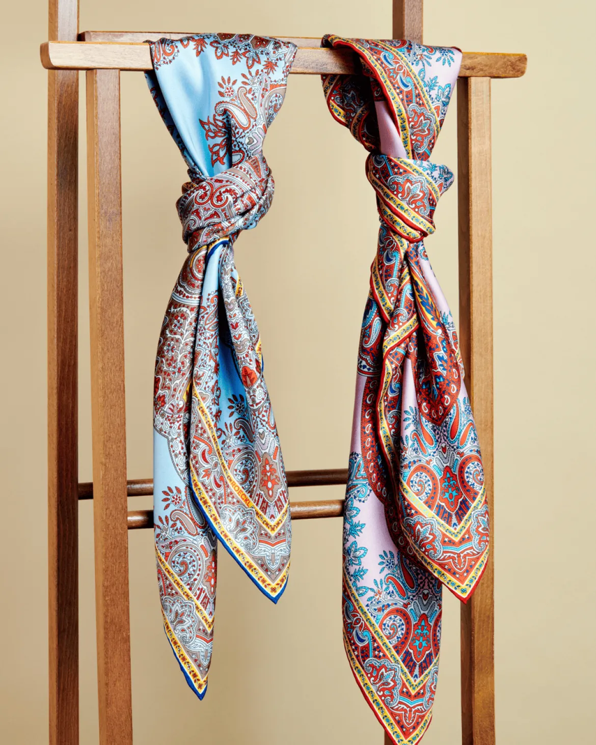 Paisley Reflection 90x90 - multi ciel (blau)