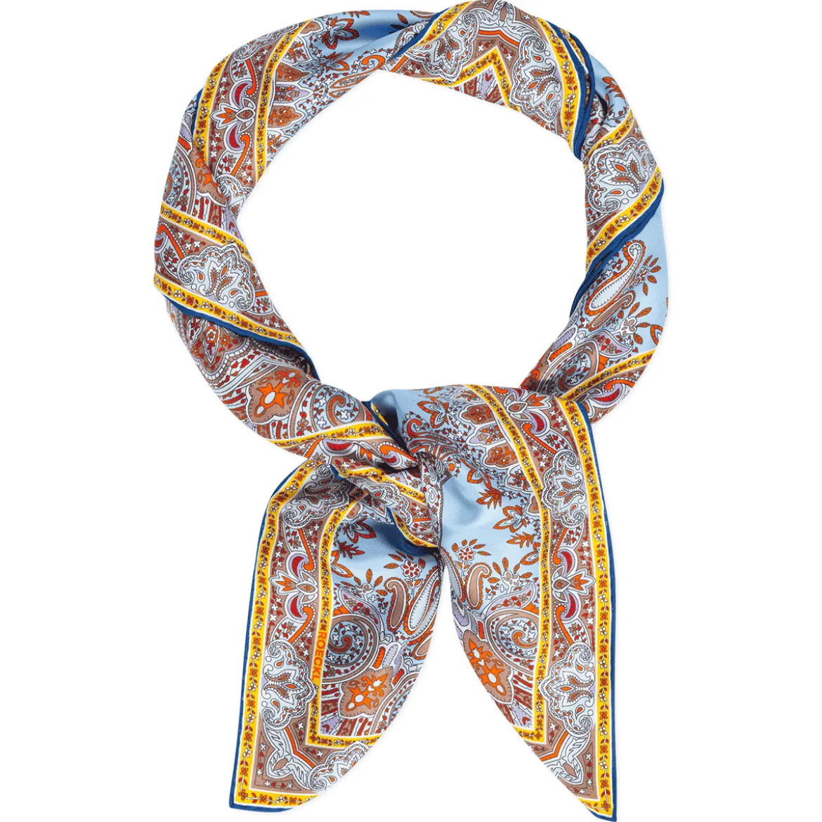 Paisley Reflection 90x90 - multi ciel (blau)