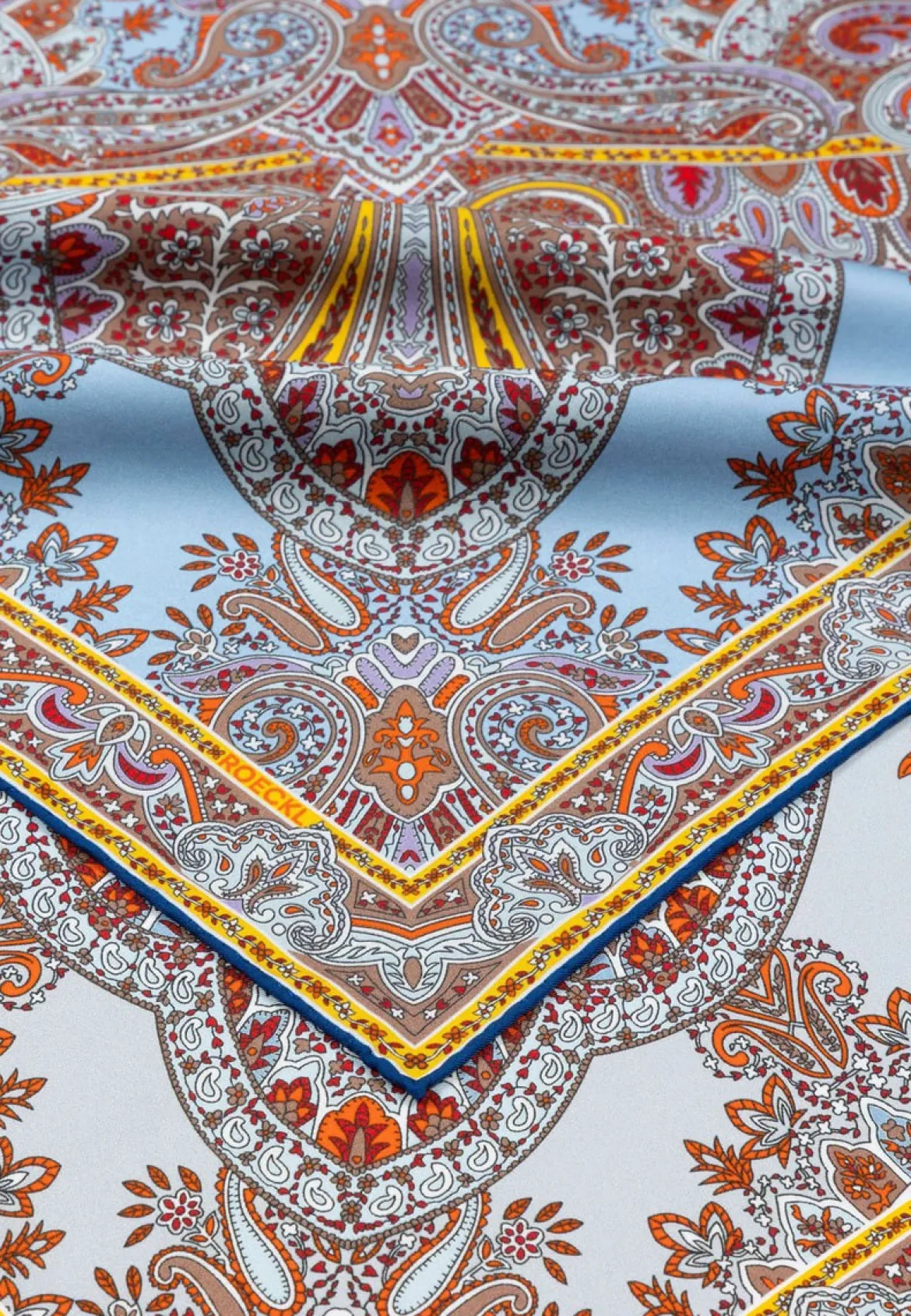 Paisley Reflection 90x90 - multi ciel (blau)