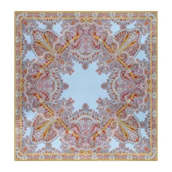 Paisley Reflection 90x90 - multi ciel (blau)