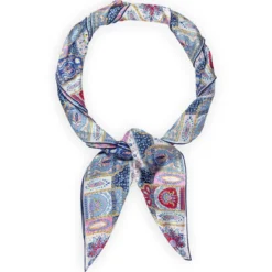 Persisches Horoskop 140x140 - multi blue (blau)