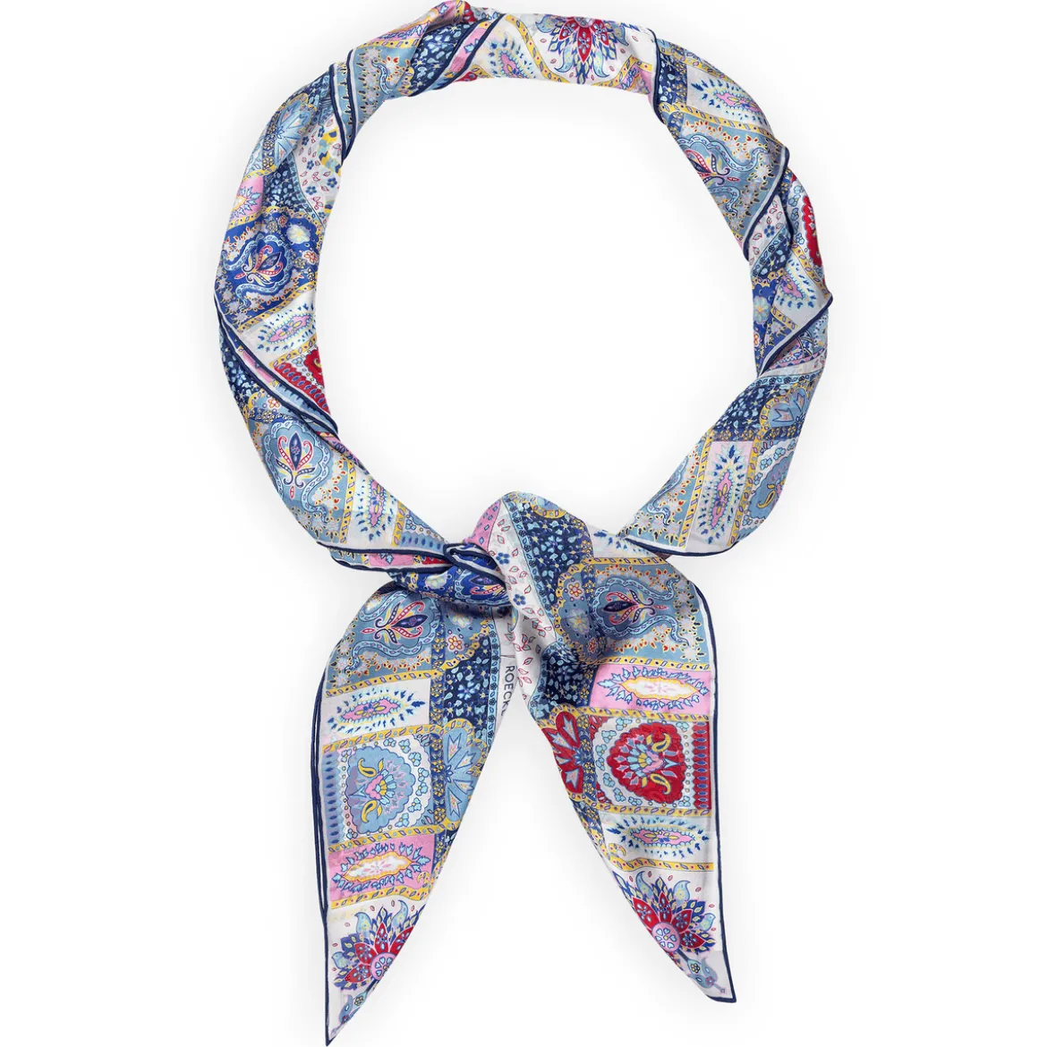 Persisches Horoskop 140x140 - multi blue (blau)