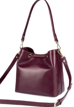 Pitti shoulder bag medium - mulberry (rot)
