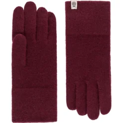 Pure Cashmere Handschuhe - burgundy (rot)