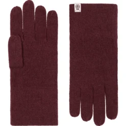 Pure Cashmere Handschuhe - mulberry (rot)