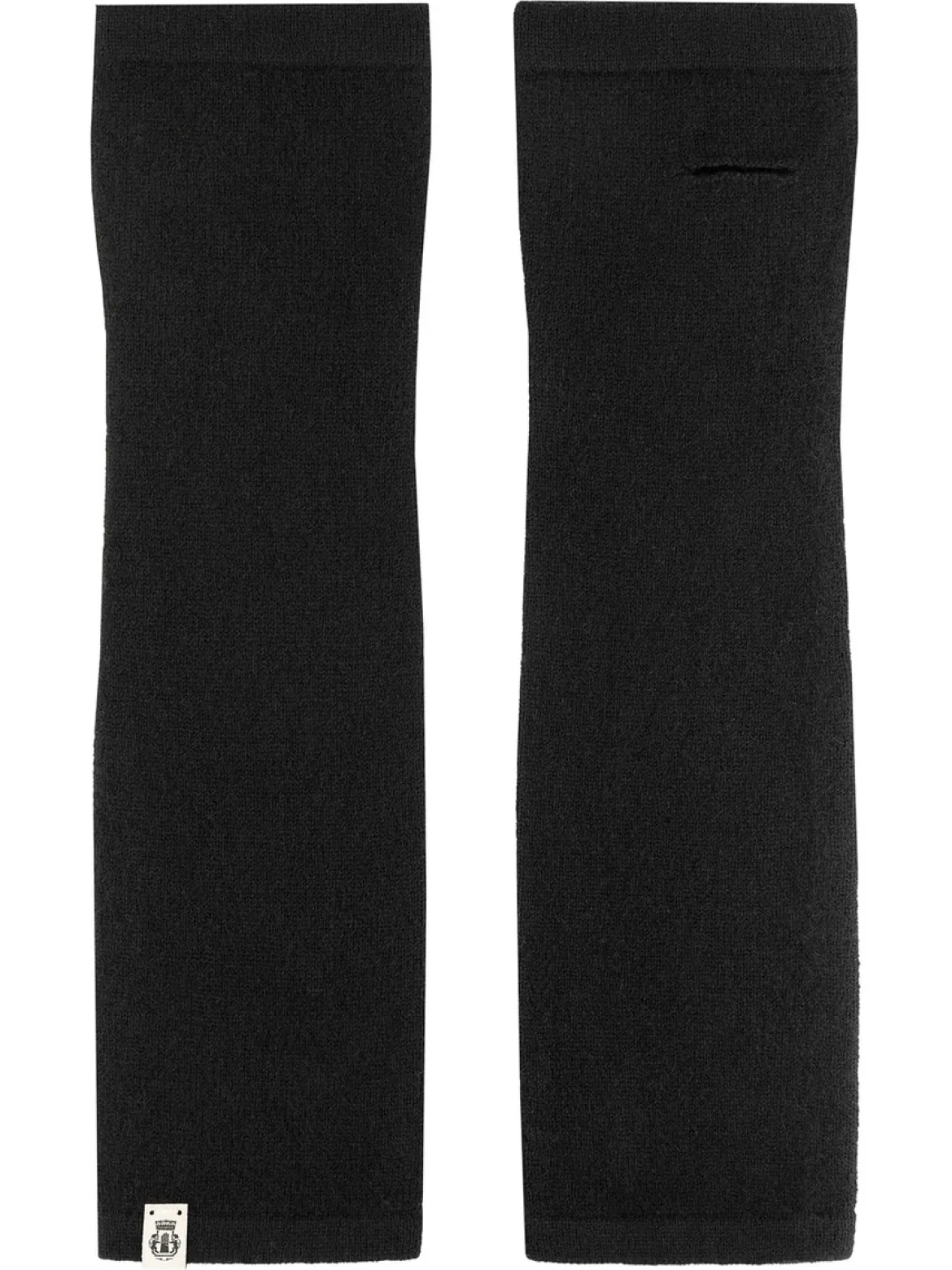 Pure Cashmere Stulpe - black (schwarz)
