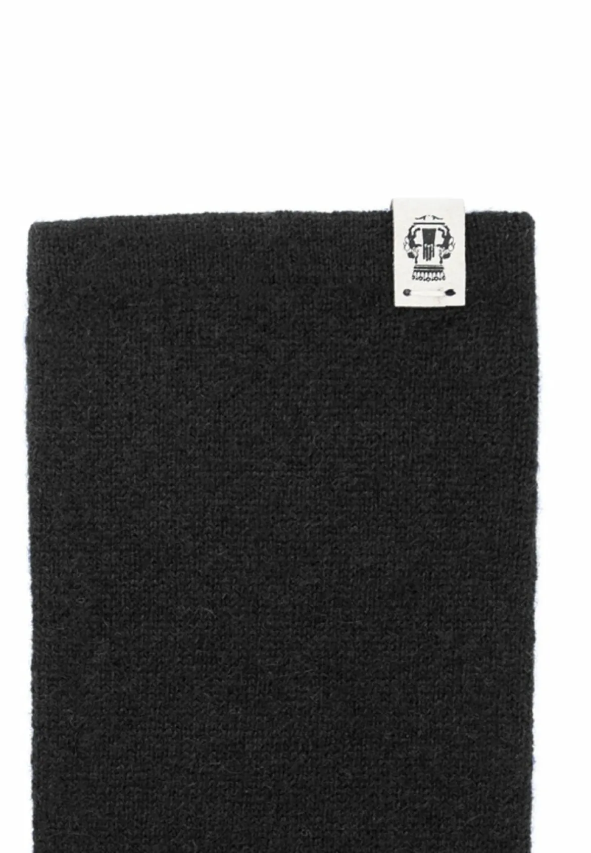 Pure Cashmere Stulpe - black (schwarz)