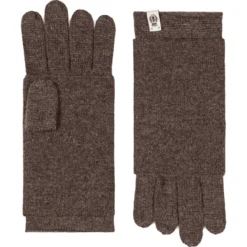 Pure Cashmere Stulpenhandschuhe - coffee (braun)