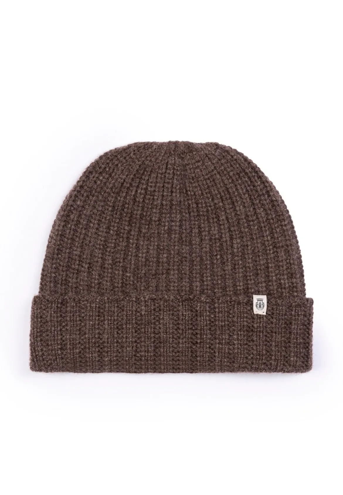 Pure Cashmere Umschlagmuetze - coffee (braun)