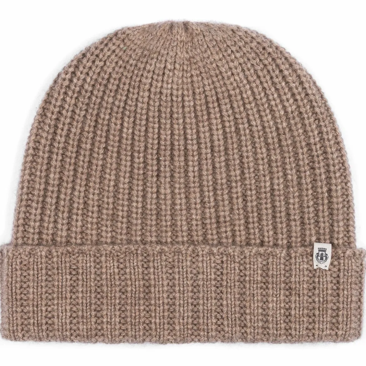 Pure Cashmere Umschlagmuetze - taupe (beige)
