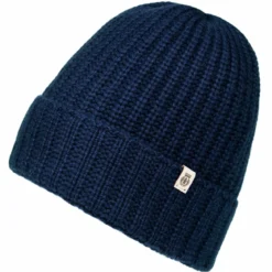 Pure Cashmere Umschlagmuetze - navy (blau)