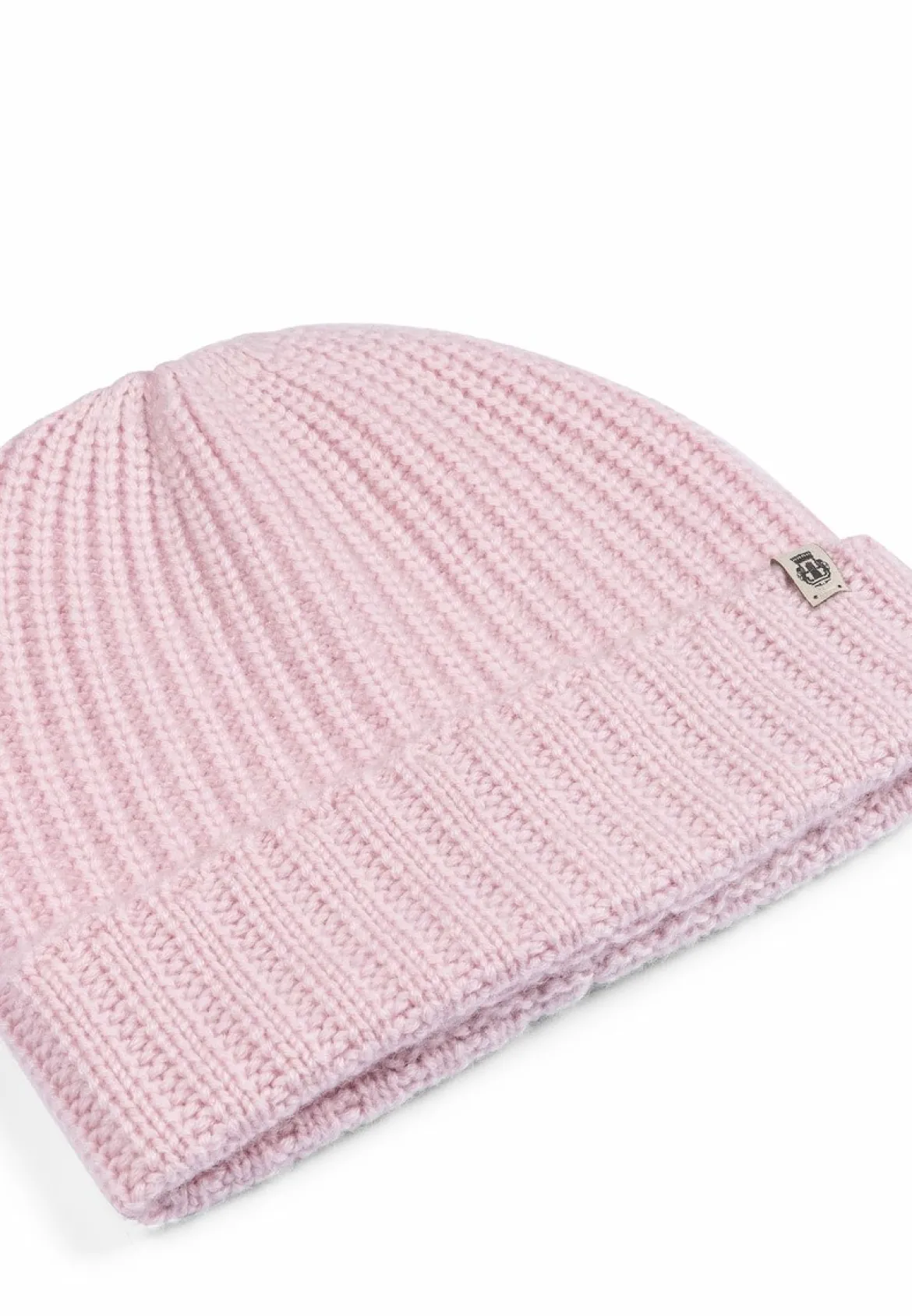 Pure Cashmere Umschlagmuetze - blossom (rosa)