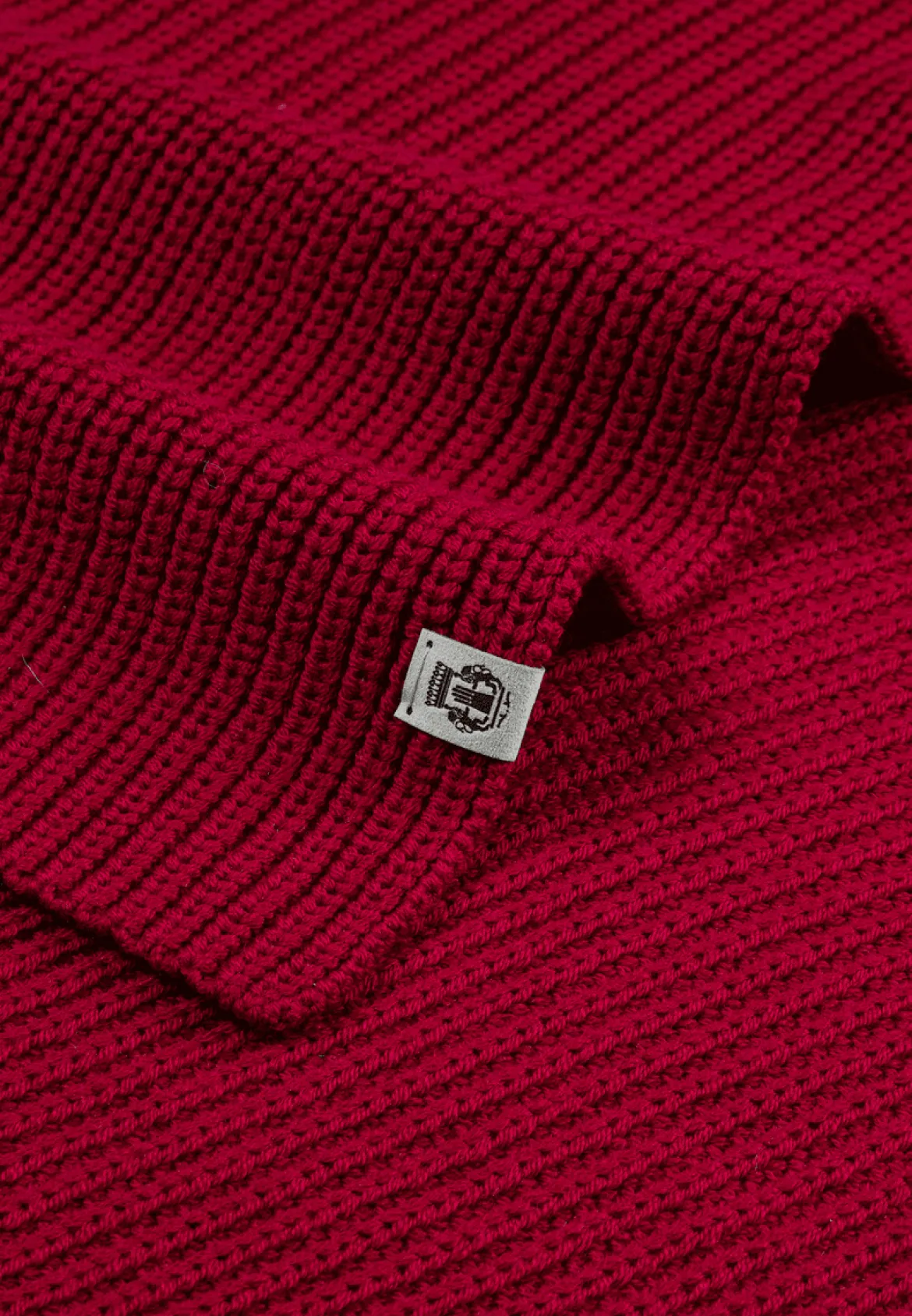 Pure Merino Schal 27x180 - red (rot)