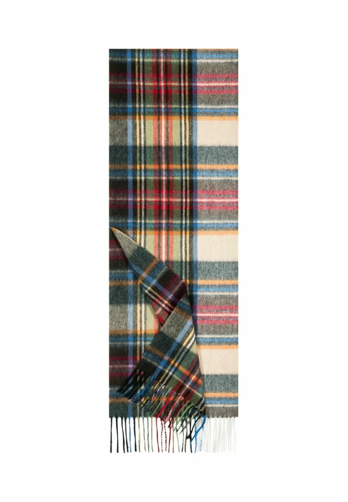 Scottish Tartan Men 30x180 - multi navy (blau)