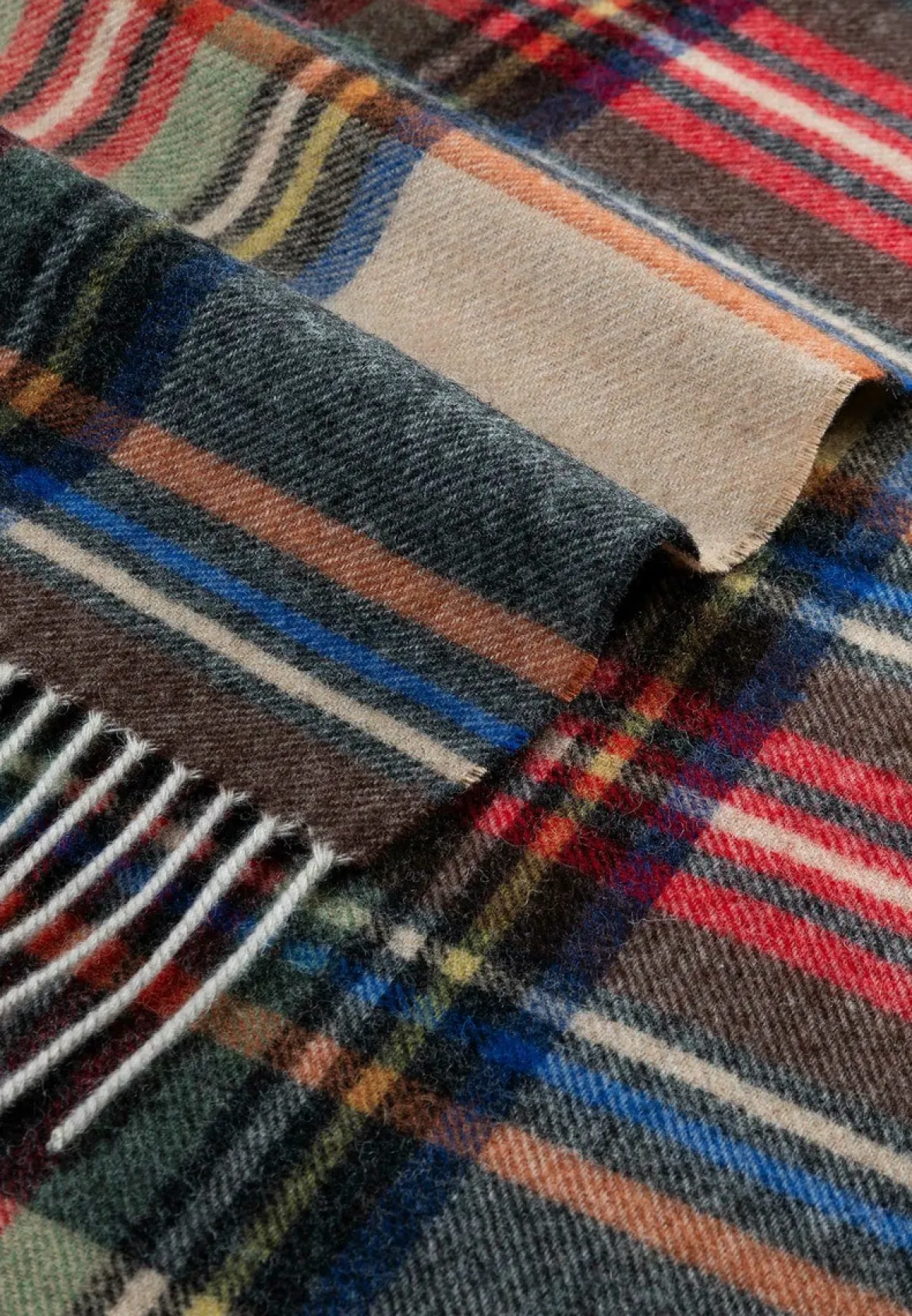 Scottish Tartan Women 30x180 - multi navy (blau)