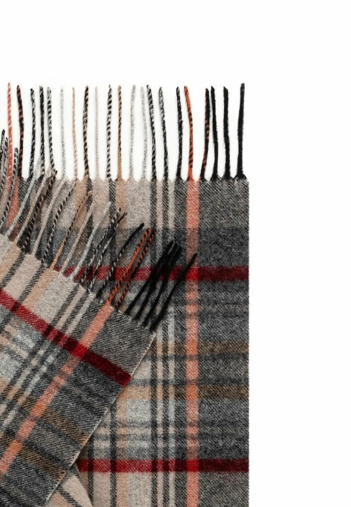 Scottish Tartan Women 30x180 - multi black (schwarz)