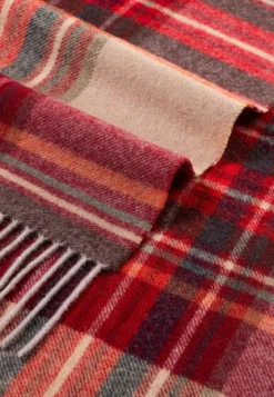 Scottish Tartan Women 30x180 - multi red (rot)