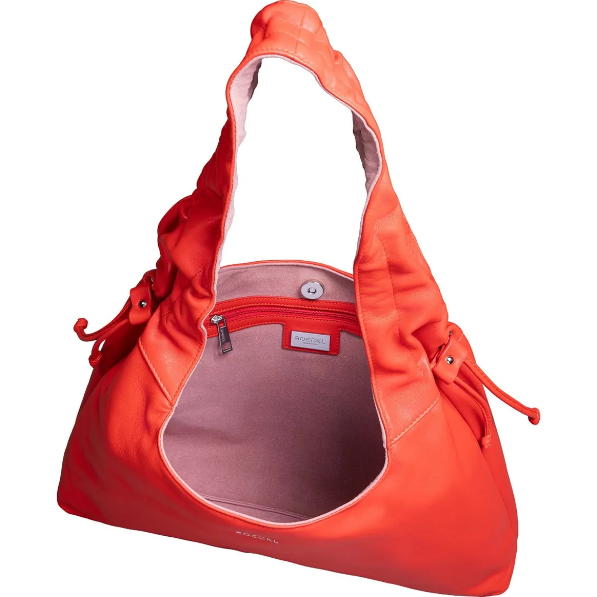 Seoul shoulder bag small - coral (rot)