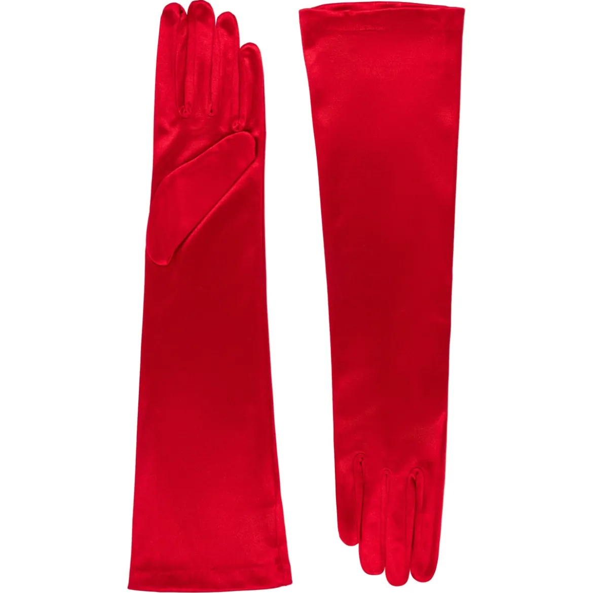 Shiny Satin lang glänzendes Satin - red (rot)