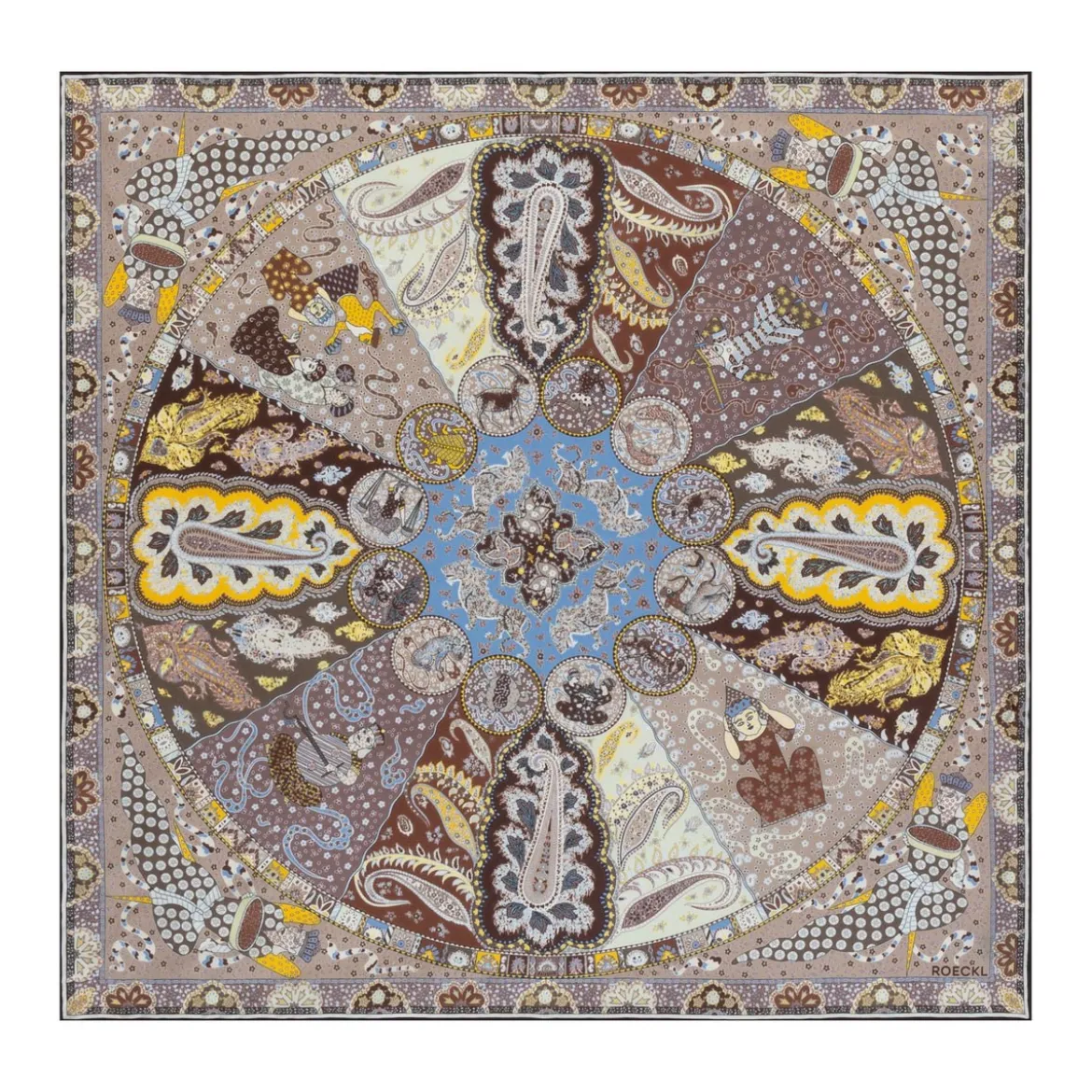 Small Horoscope 70x70 - multi beige (beige)